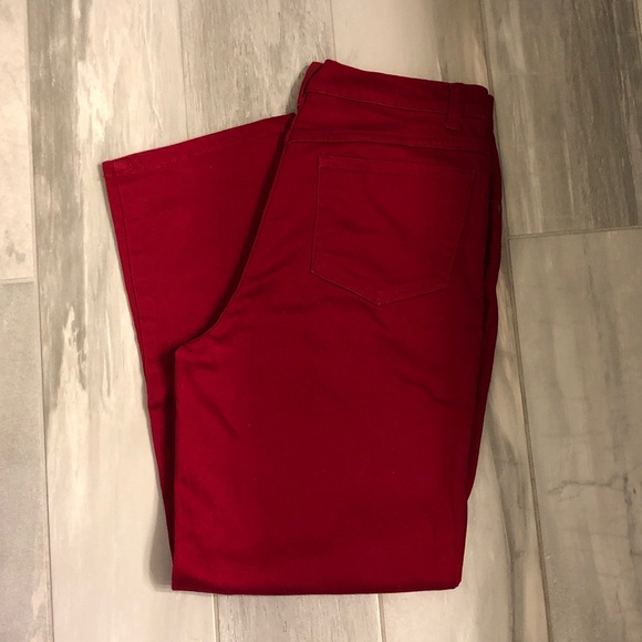 Style & Co. Denim - Women's Red High Rise Jeans Size 8P Style & Co. O